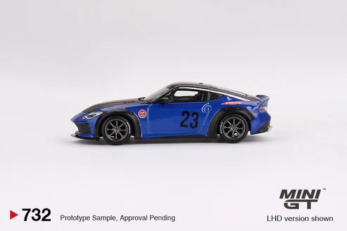 Nissan Z LB Seiran Blue NATION WORKS Mini GT