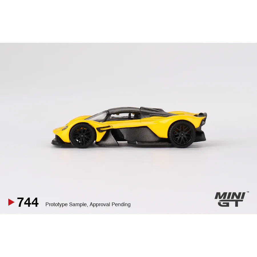 Aston Martin Valkyrie Sunburst Yellow Mini GT