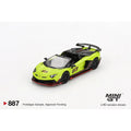 Lamborghini Aventador SVJ 63 Roadster Verde Shock Mini GT