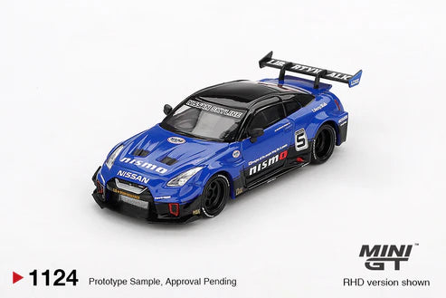 LB-Silhouette WORKS GT Nissan 35GT-RR Ver.2 Blue Mini GT