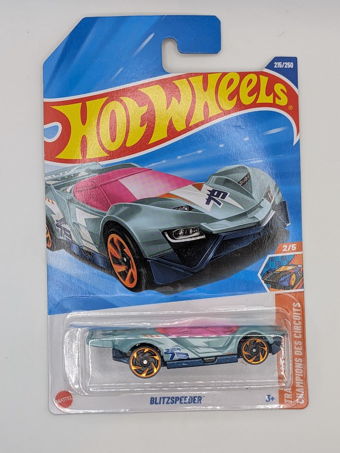 Blitzspeeder Hot Wheels Long Card - Track Champs - 2/5