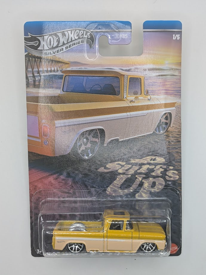 Custom '62 Chevy Pickup Hot Wheels - Surf's Up Silver Series - 1/5