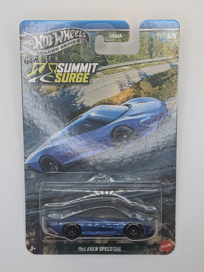 Mclaren Speedtail Hot Wheels - Summit Surge Silver Series - 2/5