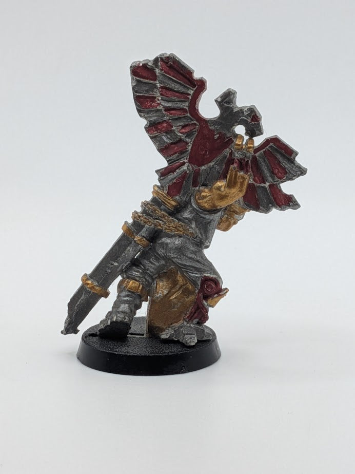 Black Templar Cenobyte with Relic - Metal Warhammer Figure