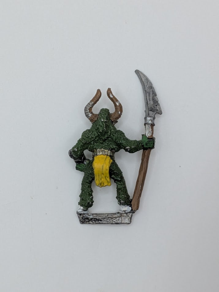Chaos Beastman Of Khorne - Metal Warhammer Figure