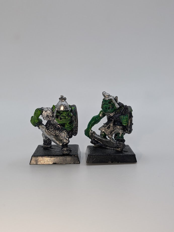 Orc Troopers - Metal Warhammer Figure