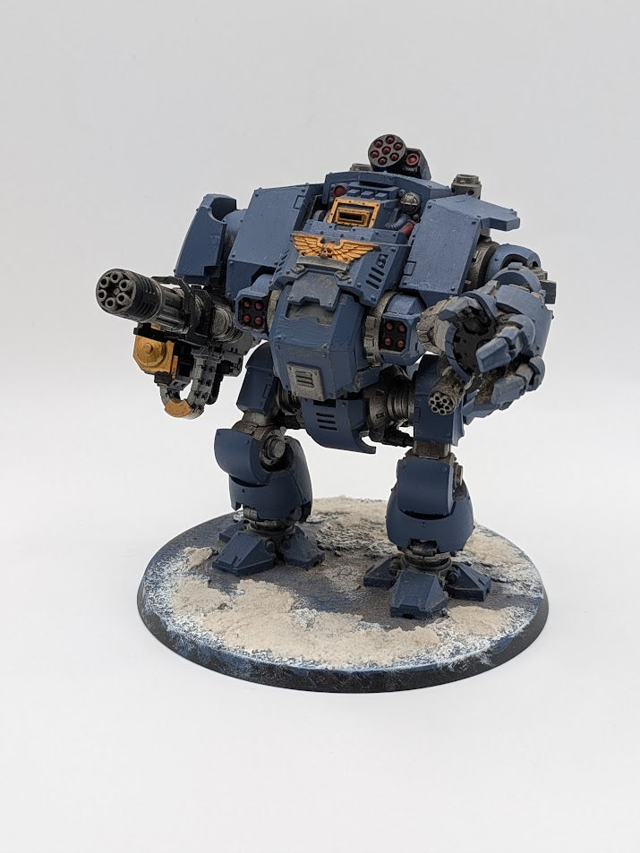 Space Marines Ultramarines Primaris Redemptor Dreadnought -  Warhammer Miniatures