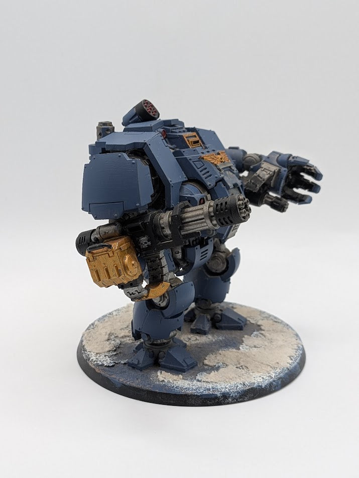 Space Marines Ultramarines Primaris Redemptor Dreadnought -  Warhammer Miniatures