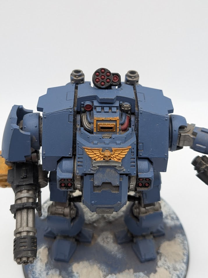 Space Marines Ultramarines Primaris Redemptor Dreadnought -  Warhammer Miniatures