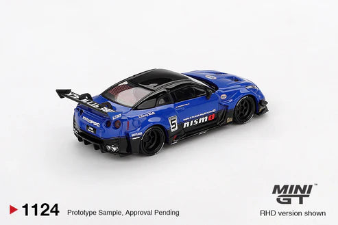 LB-Silhouette WORKS GT Nissan 35GT-RR Ver.2 Blue Mini GT