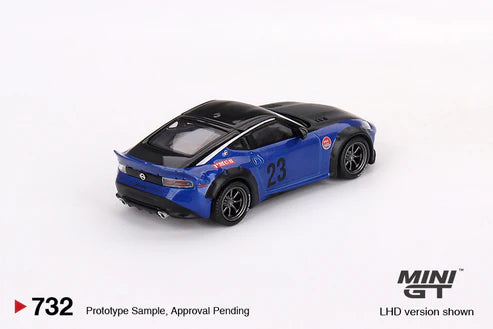 Nissan Z LB Seiran Blue NATION WORKS Mini GT