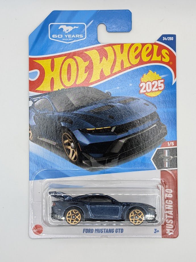 Ford Mustand GTD Hot Wheels Long Card - Mustang 60 - 1/5 - OzzyBozzys