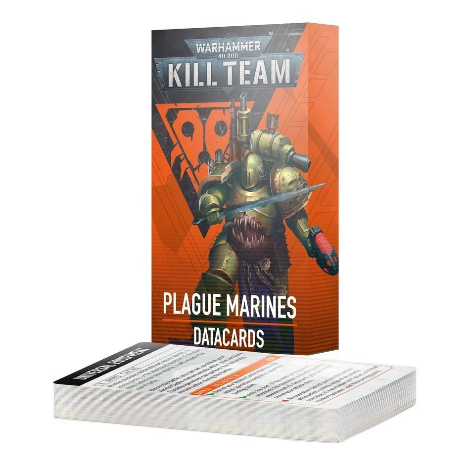 Plague Marines Datacards 40K Kill Team Warhammer