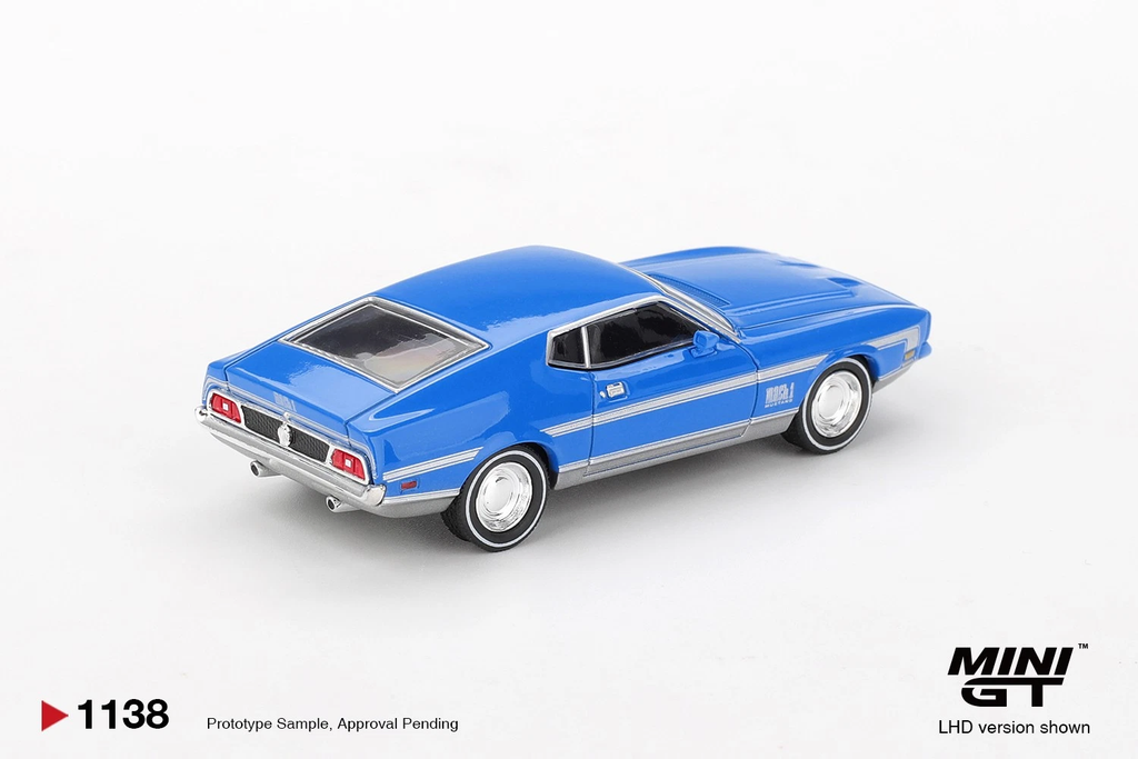 Ford Mustang Mach 1 Grabber Blue Mini GT