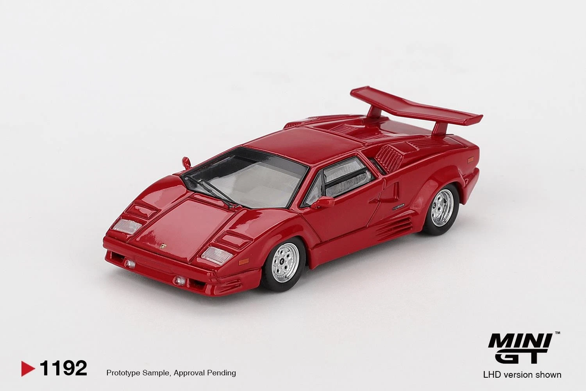 Lamborghini Countach 25th Anniversary Red Mini GT
