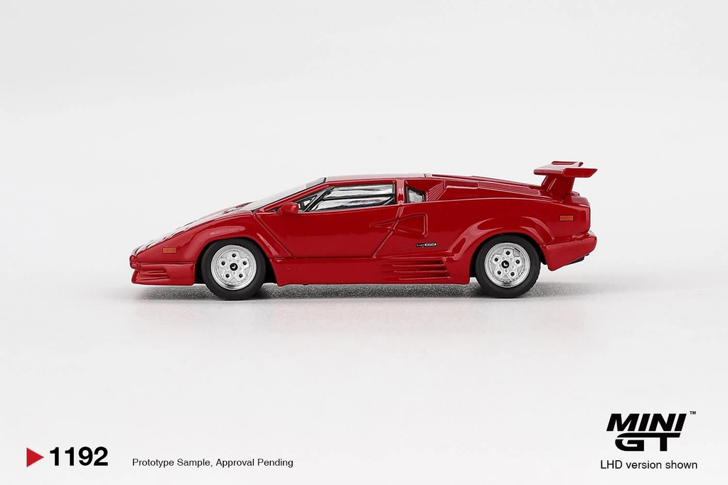 Lamborghini Countach 25th Anniversary Red Mini GT