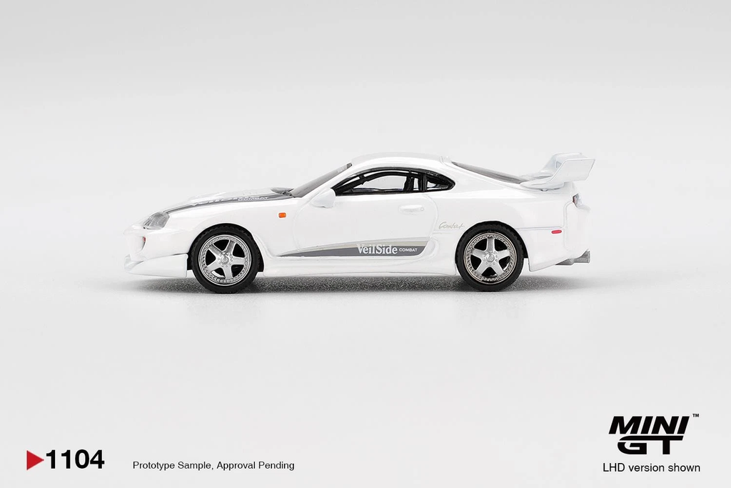 Toyota Supra VeilSide Combat V-I White Mini GT