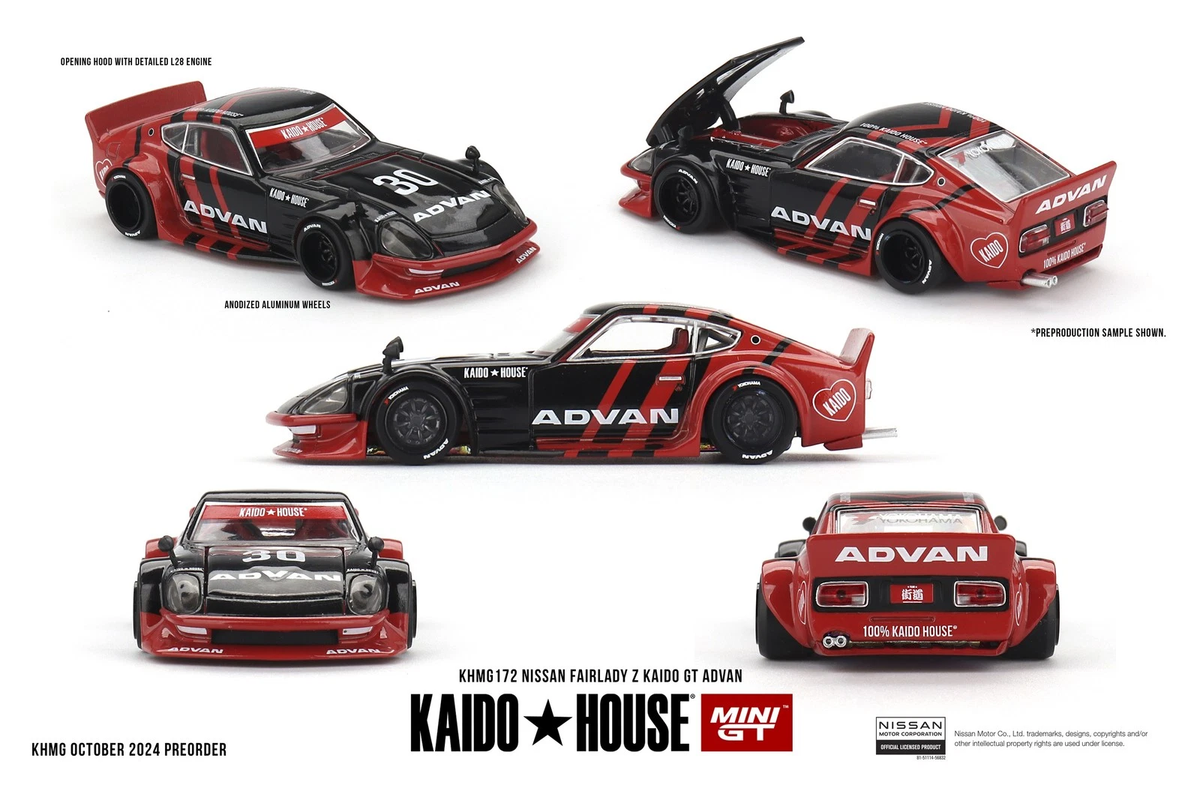 Nissan Fairlady Z Kaido GT Advan Kaido House Mini GT