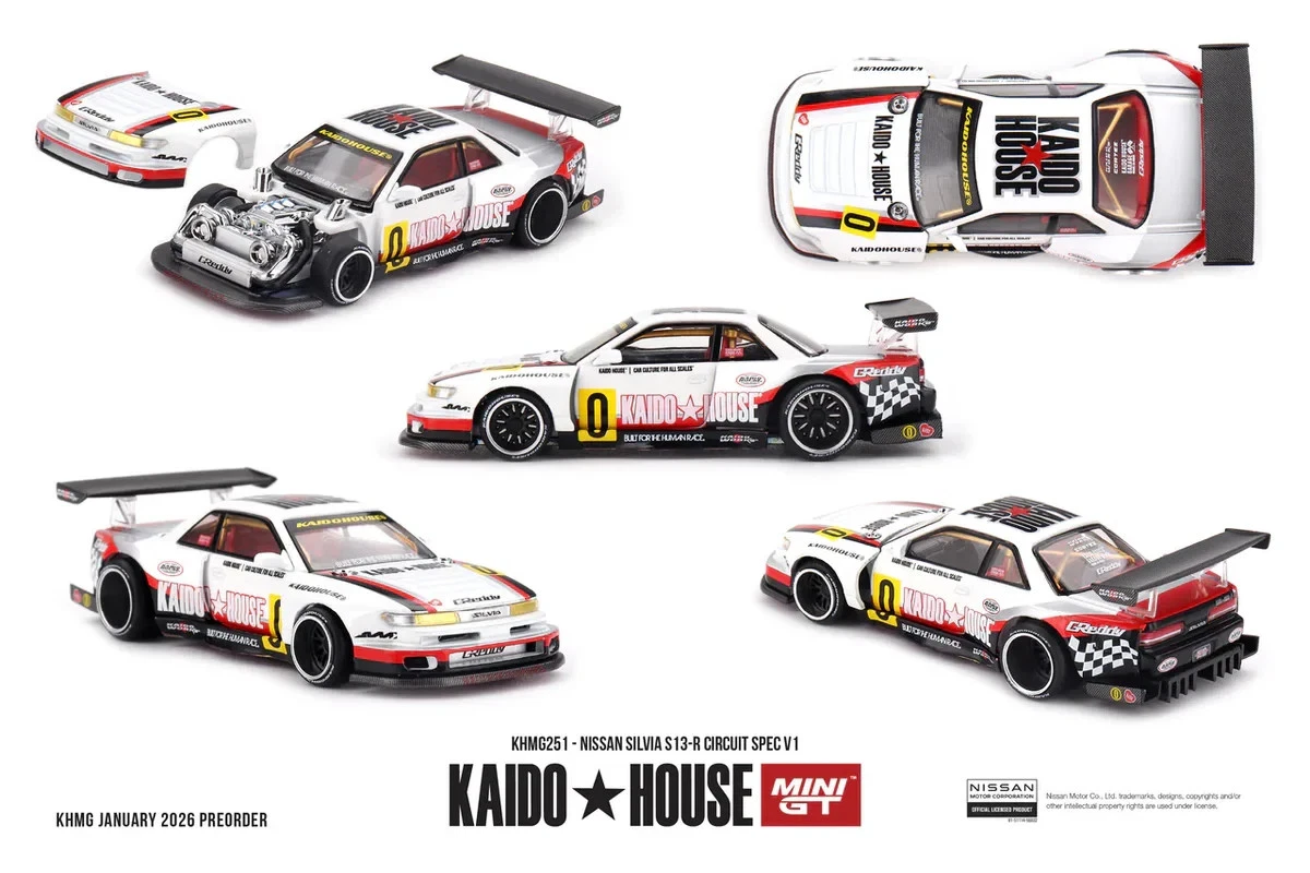 KHMG251 Nissan Silvia S-13-R Circuit Spec V1 Kaido House Mini GT