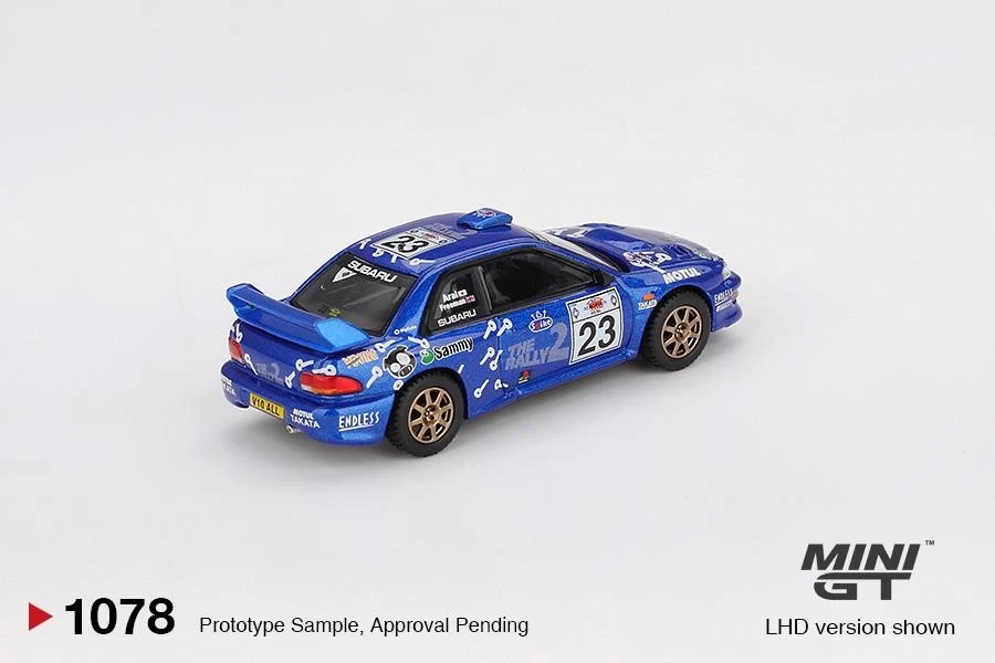 Subaru Impreza WRC99 #23 2000 Acropolis Rally Mini GT Blister Packaging