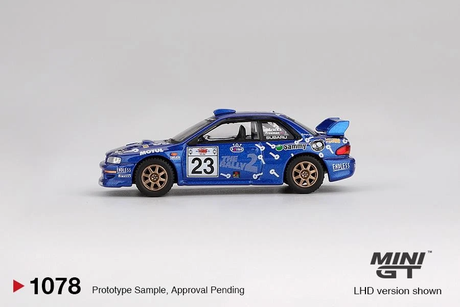Subaru Impreza WRC99 #23 2000 Acropolis Rally Mini GT Blister Packaging