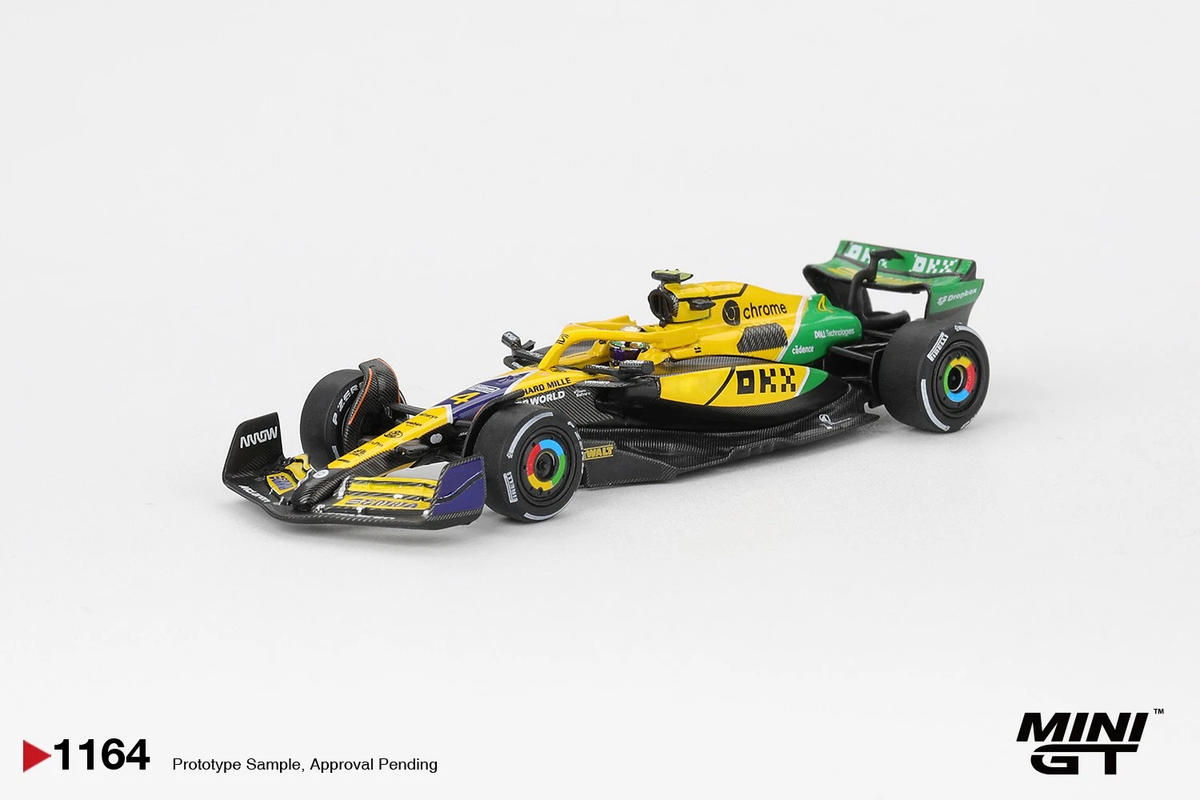 McLaren MCL38 #4 Lando Norris 2024 F1 2024 Monaco GP Mini GT Blister Packaging