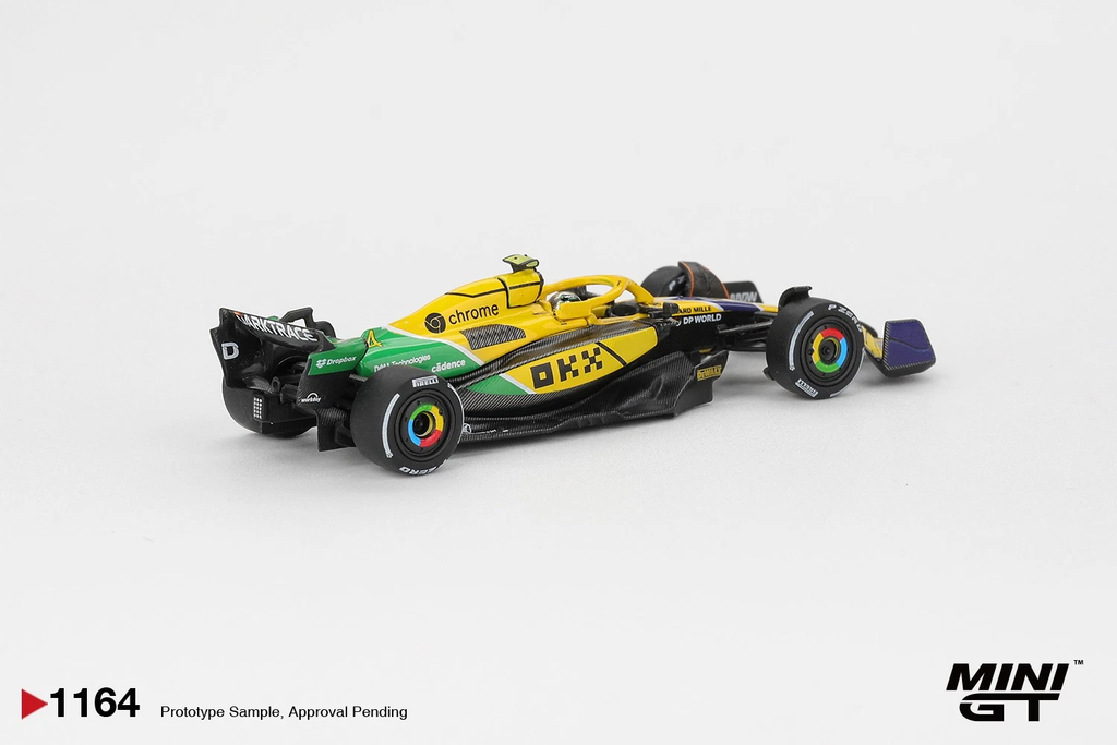 McLaren MCL38 #4 Lando Norris 2024 F1 2024 Monaco GP Mini GT Blister Packaging