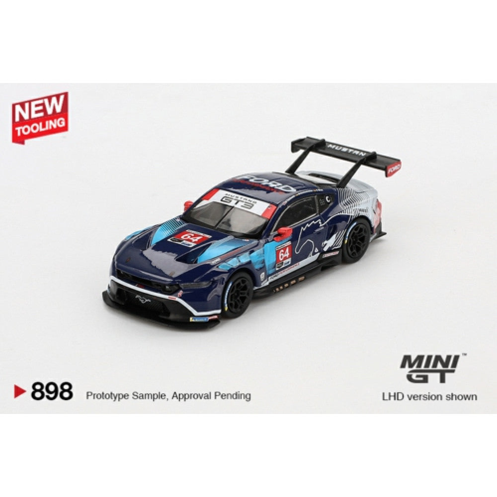 Ford Mustang GT3 #64 Ford Multimatic 2024 IMSA Daytona 24HRS Mini GT Blister Packaging