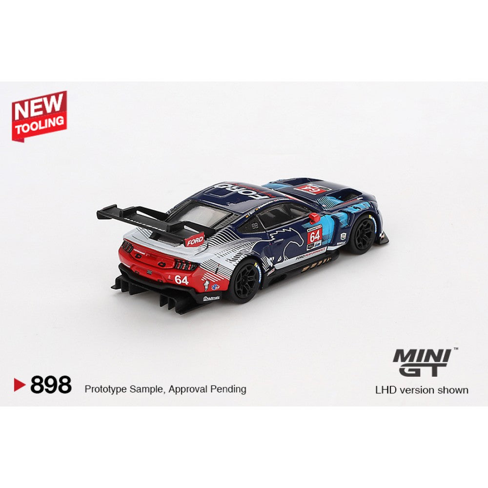 Ford Mustang GT3 #64 Ford Multimatic 2024 IMSA Daytona 24HRS Mini GT Blister Packaging